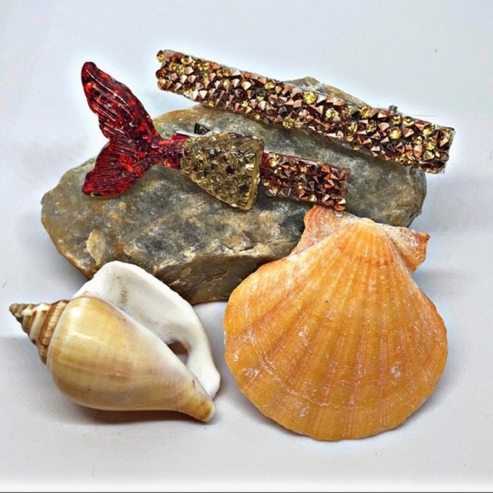 Mommy & me mermaid fish scales inspired set